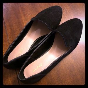 Women’s Aldo black suede shoes - size 9